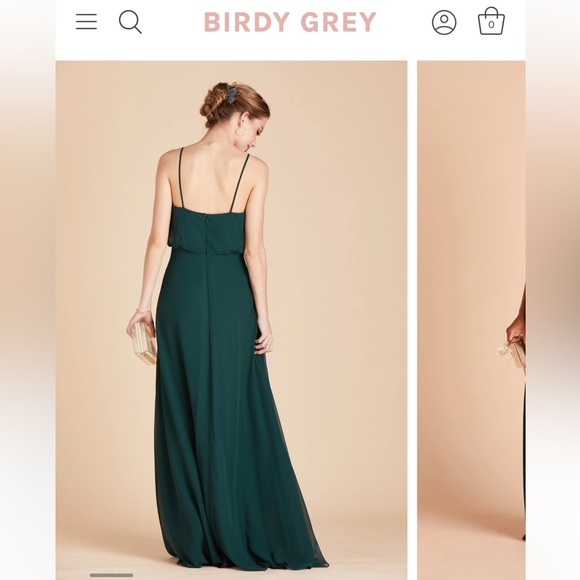 Birdy Grey Emerald Green Gwennie Bridesmaid Dress - Picture 2 of 4